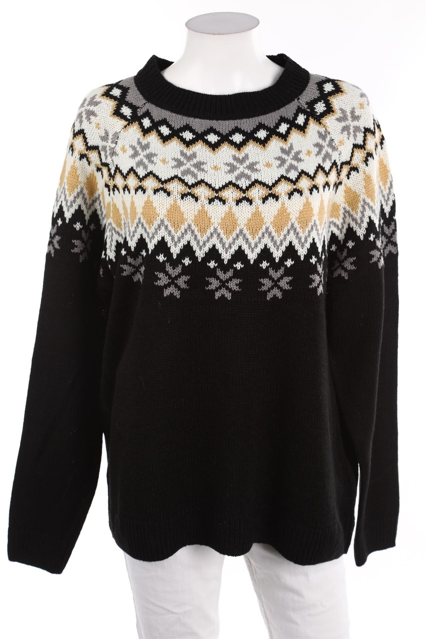 Janina - Island-Strick-Pullover - XL