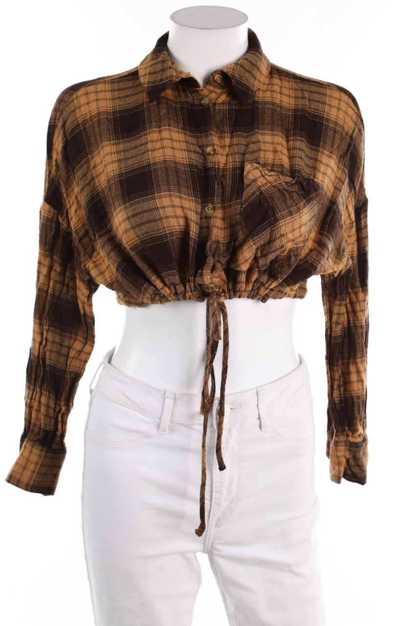 TALLY WEiJL - Cropped-Shirt Blouse - S