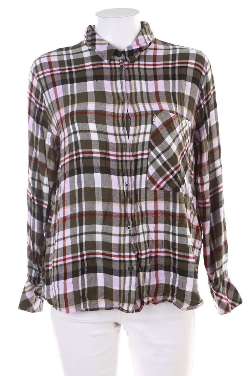 s.Oliver - Karo-Hemd-Bluse - XL