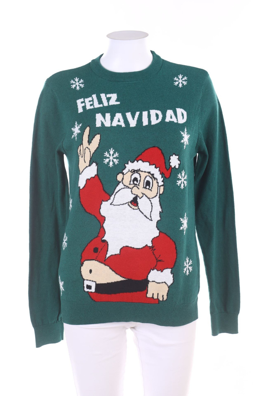 PRIMARK - Weihnachts-Strick-Pullover - S