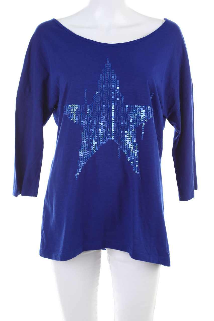 s.Oliver - Longsleeve-Shirt mit Pailletten - L