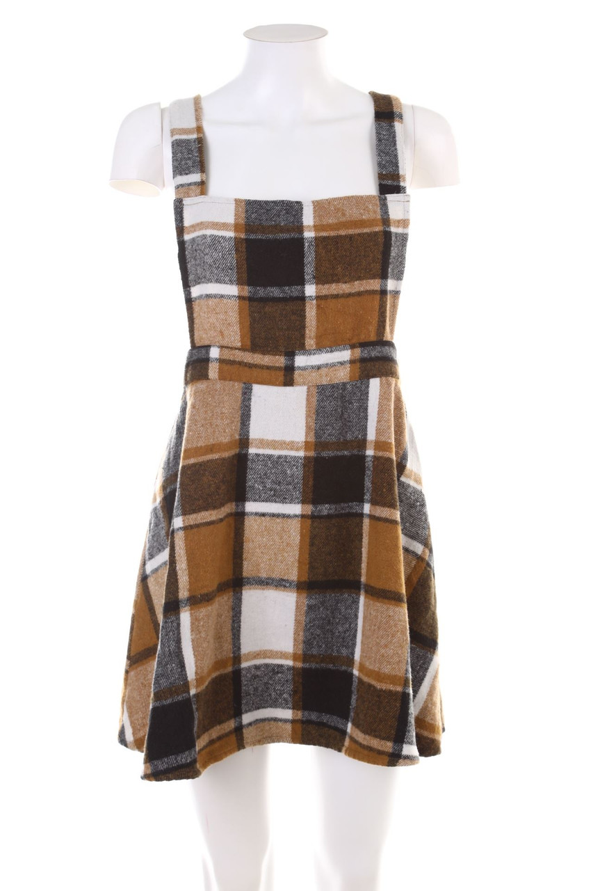 No Label - Mini Dress, Checked - M