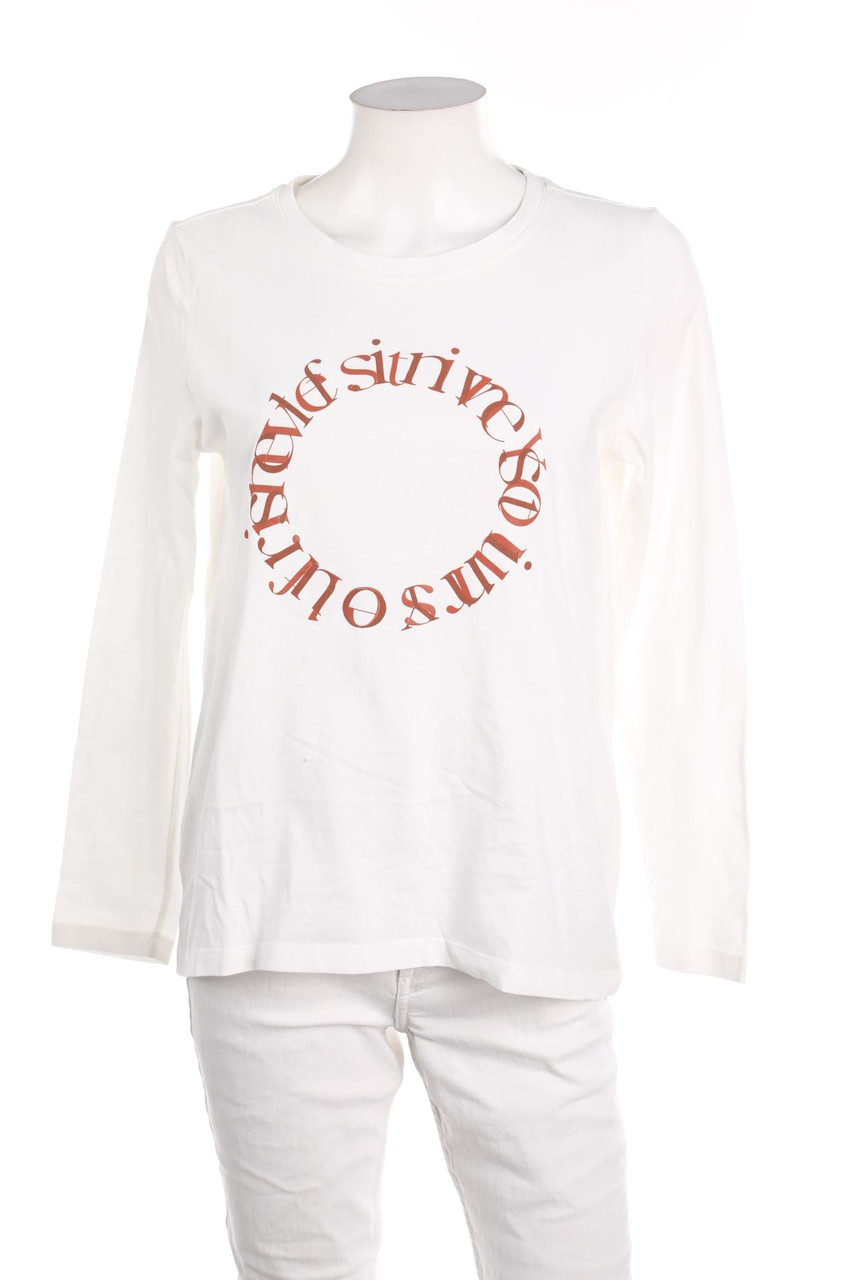 s.Oliver - Longsleeve-Shirt with Statement Print - M