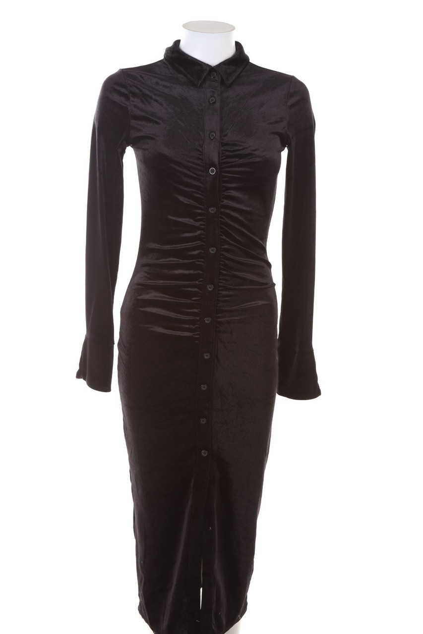 H&M - Samt-Abendkleid - S