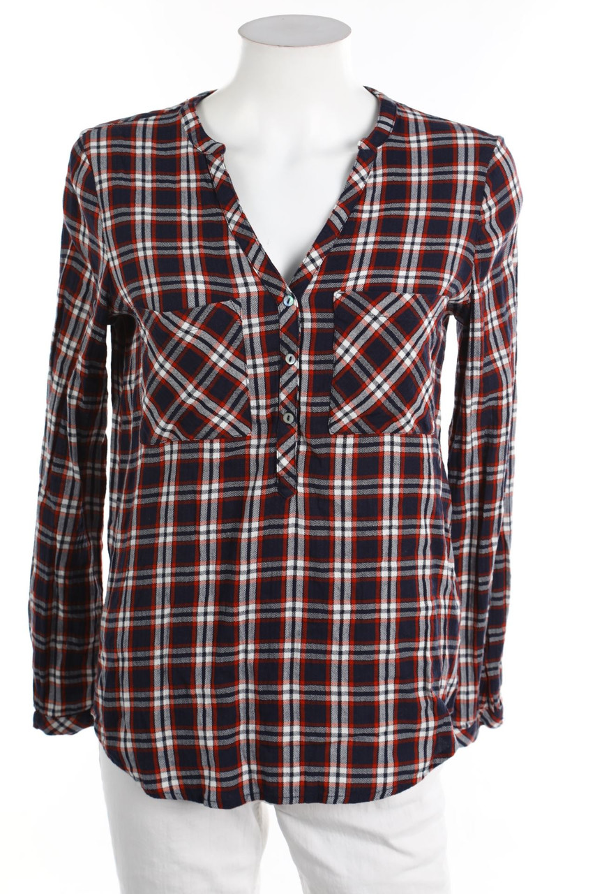 ESPRIT - Karo-Bluse - XS