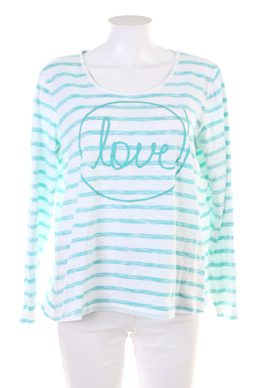 CECIL - Longsleeve-Shirt with Stripes - XL