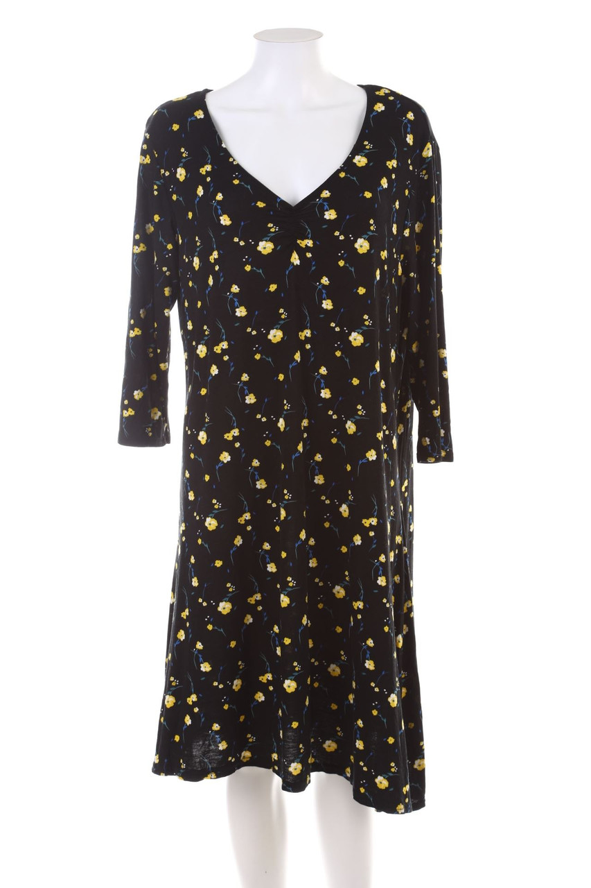 Janina - Dress with Flower Print - 48