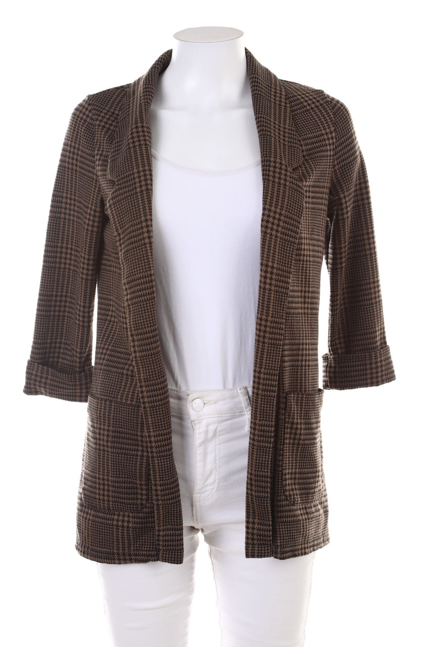 FB SISTER - Cardigan mit Karo-Muster - XS