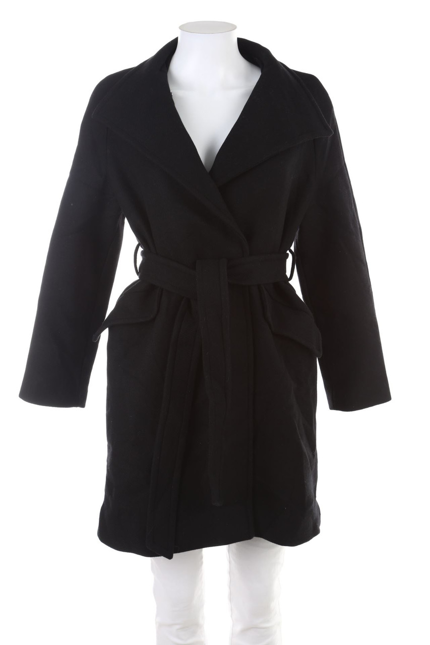 MANGO - Mantel mit Gürtel - XS