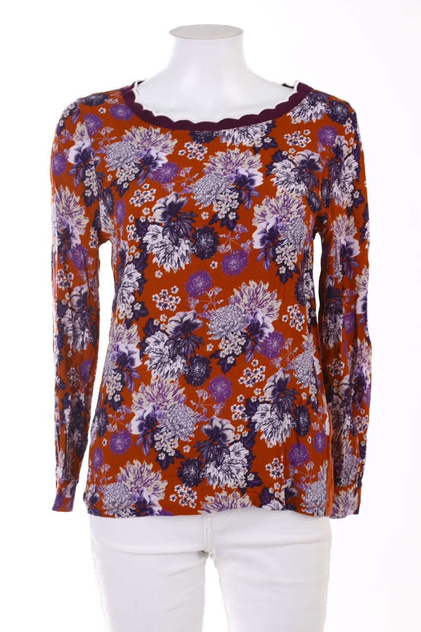 rich & royal - Longsleeve-Shirt with Flower Print - M