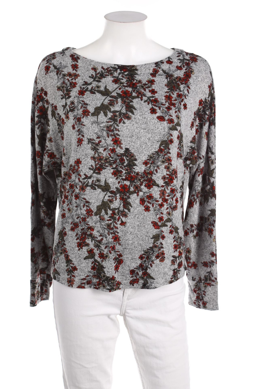 s.Oliver - Longsleeve-Shirt with floral print - XS