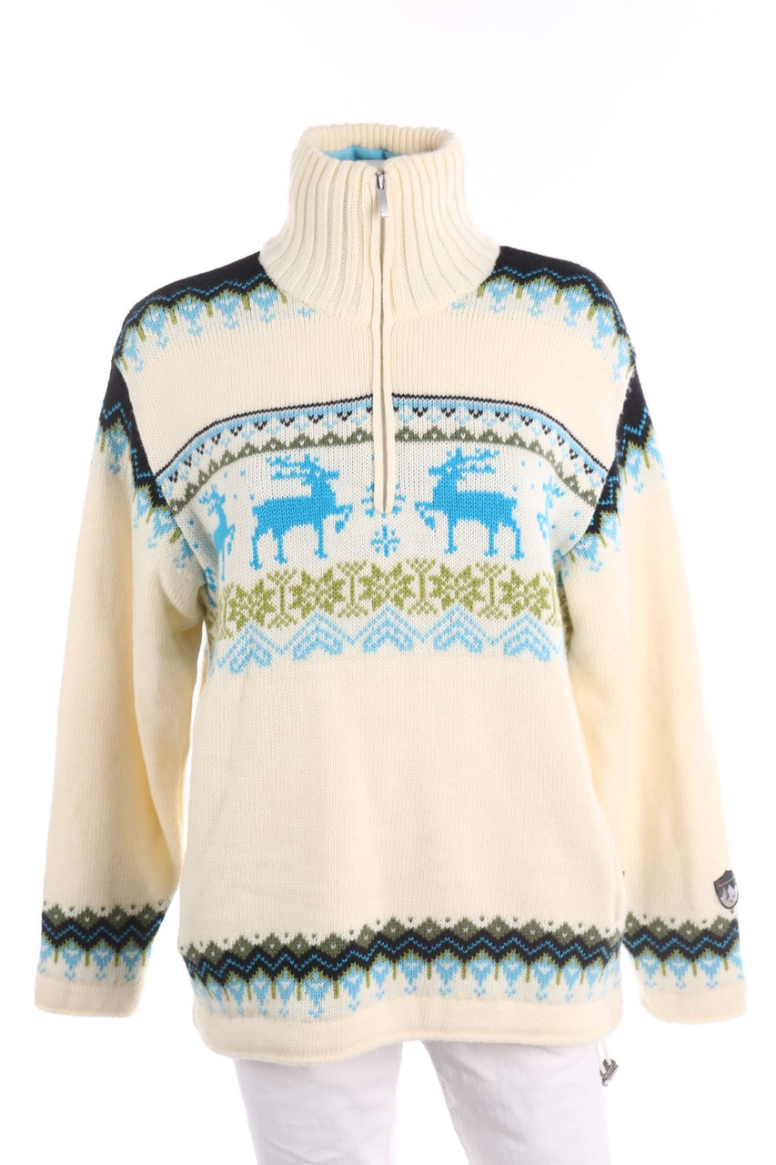 F.LLI CAMPAGNOLO - Norweger-Strick-Pullover - XL