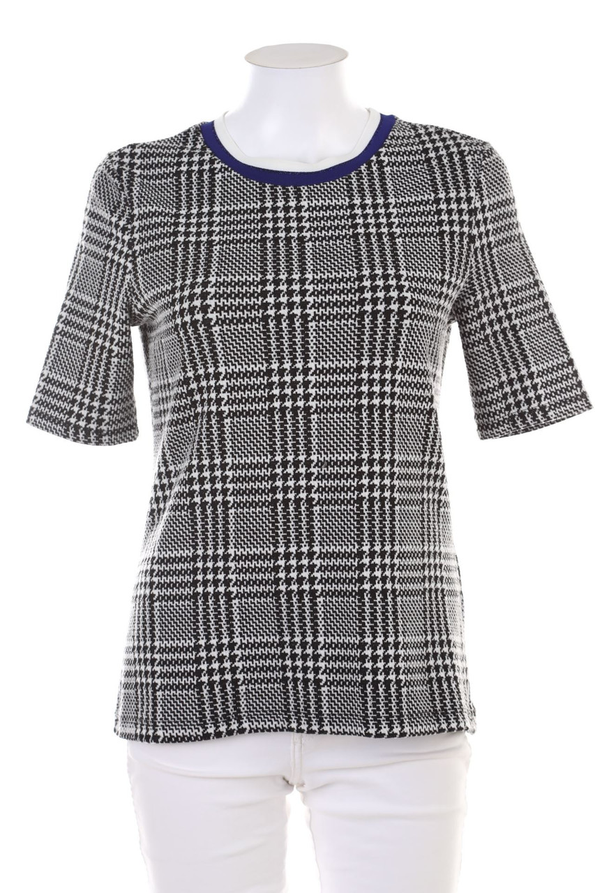 ESPRIT - Kurzarm-Shirt mit Karo-Muster - S