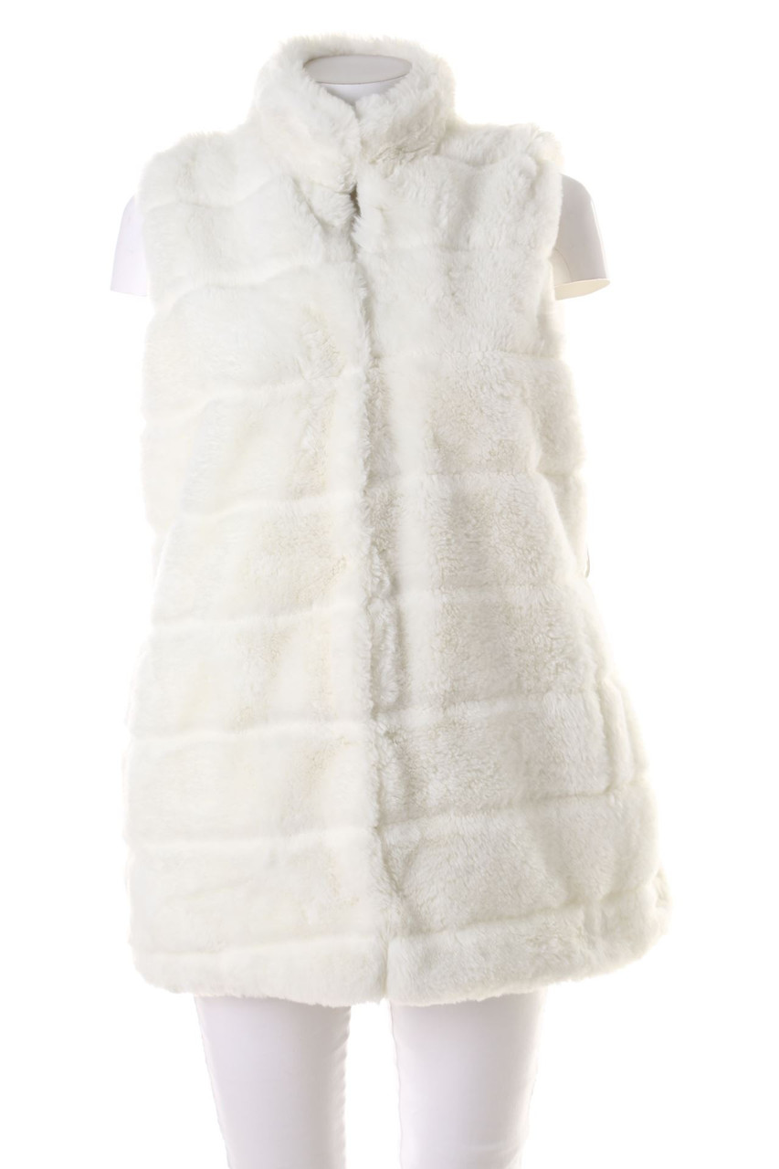 No Label - Fake Fur-Vest - M