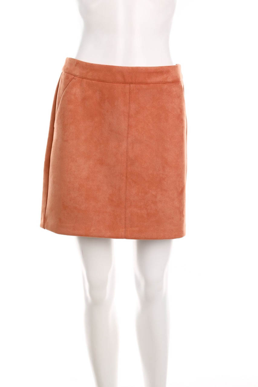 VERO MODA - faux leather mini-skirt - S