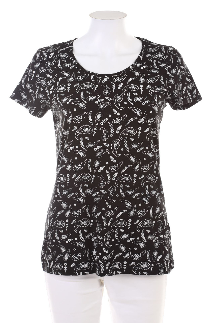 INFINITY WOMAN - Kurzarm-Shirt mit Paisley-Print - S