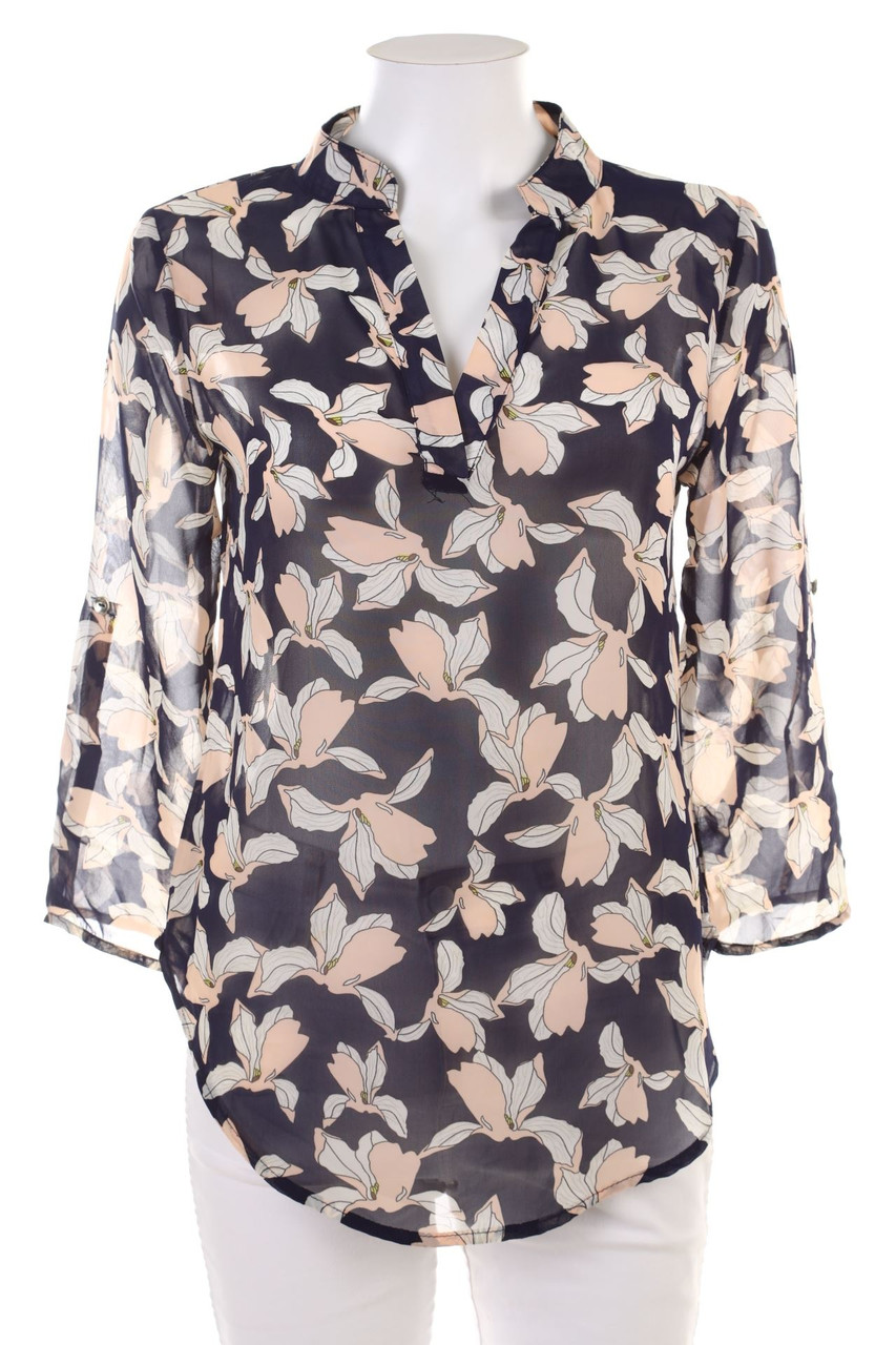 My Hailys - Bluse mit Blumen-Print - XS