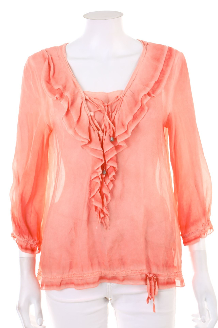 NILE - Seiden-Bluse - XS