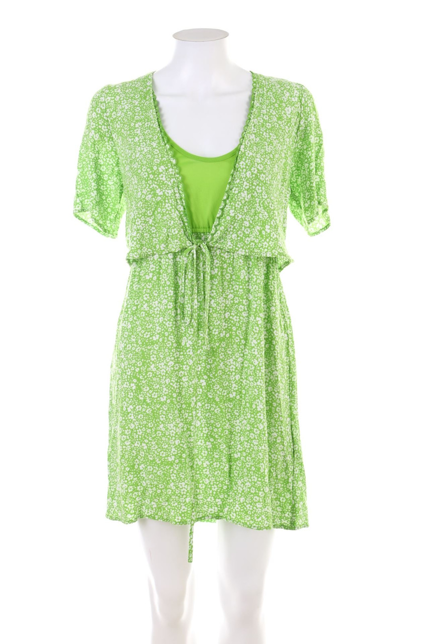 H&M - Umstands-Minikleid mit Blumen-Print - S