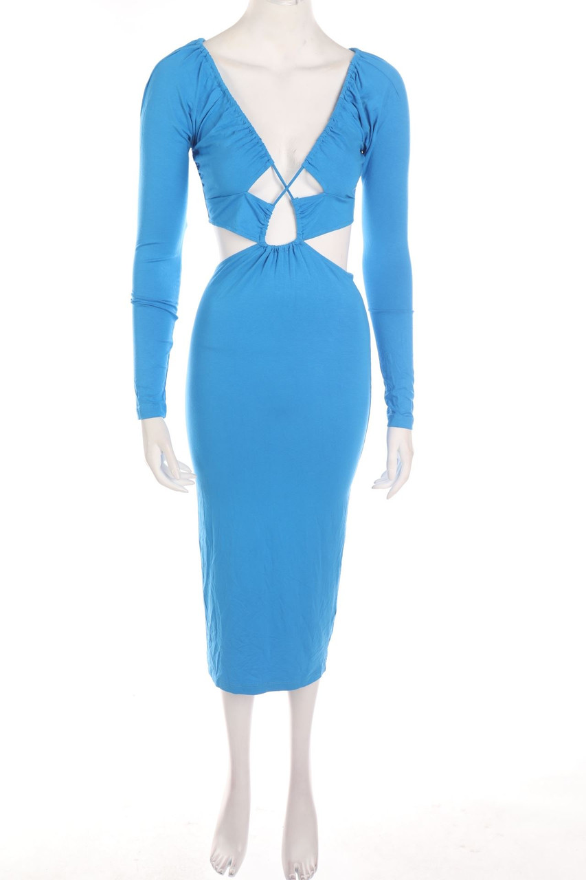 asos DESIGN - Maxi Dress with Cut-outs - S