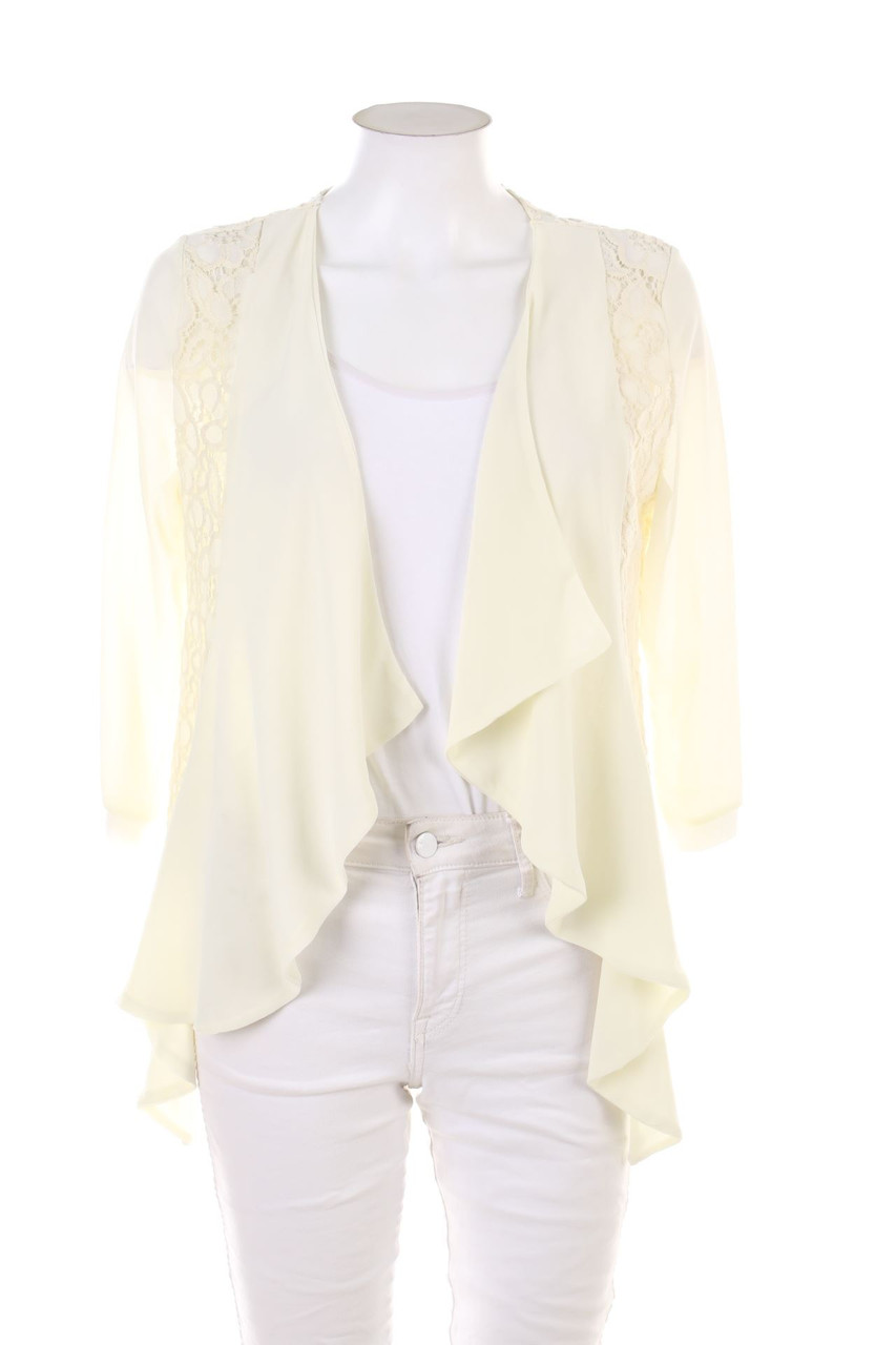 Ohne Label - Spitzen-Cardigan - S