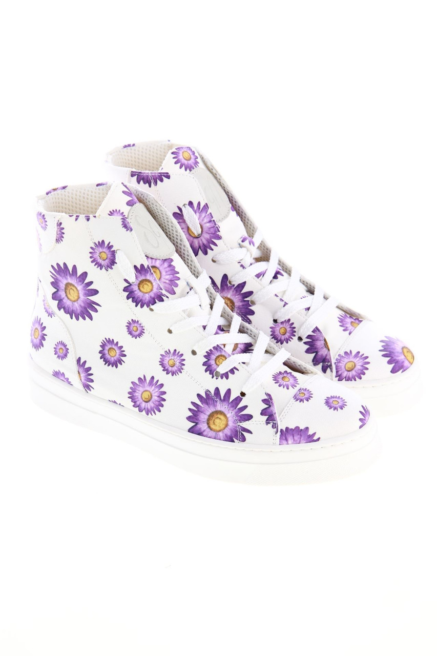 SGN GIANCARLO PAOLI - high-top sneakers with Flower Print