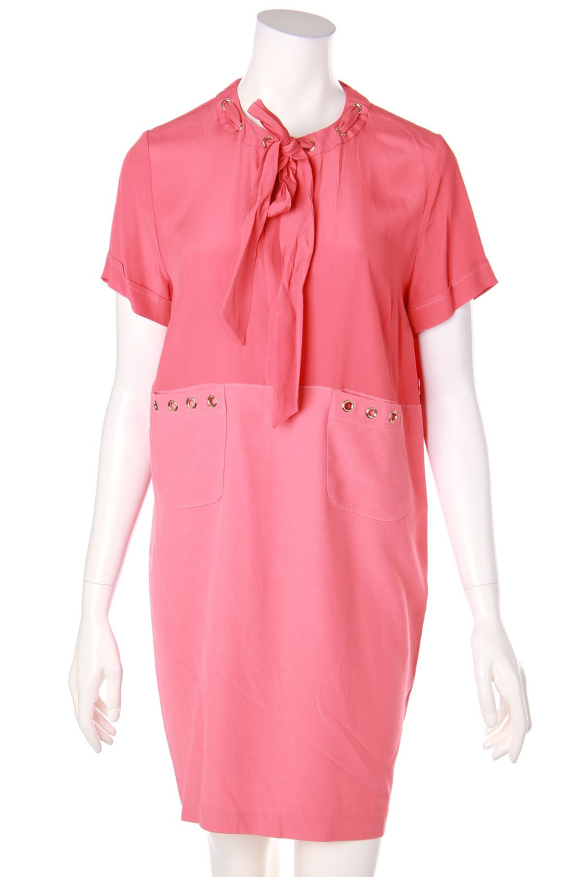 ATOS LOMBARDINI - Kleid mit Seide mit Schnürung - D 38