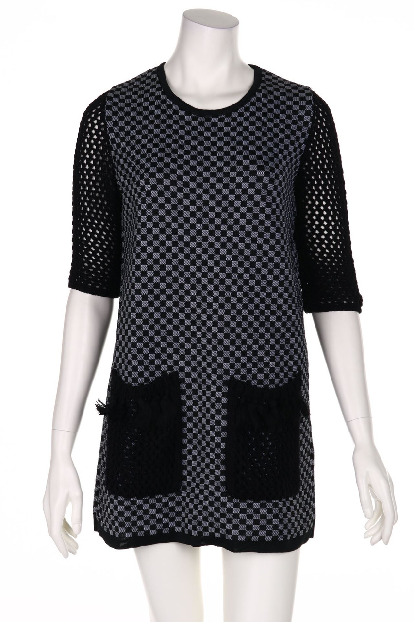 AKEP - Mini Dress with Patch Pockets - D 36