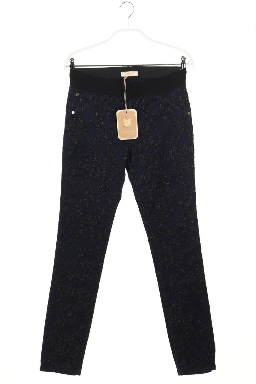 marani - Dark Denim Jeggings mit Stickereien - D 38