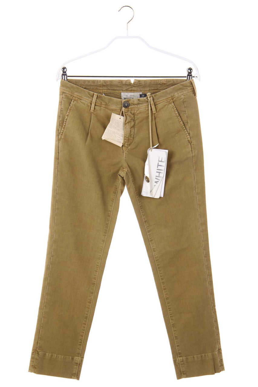 WHITE SIVIGLIA - Cropped-Chino-Hose - W26