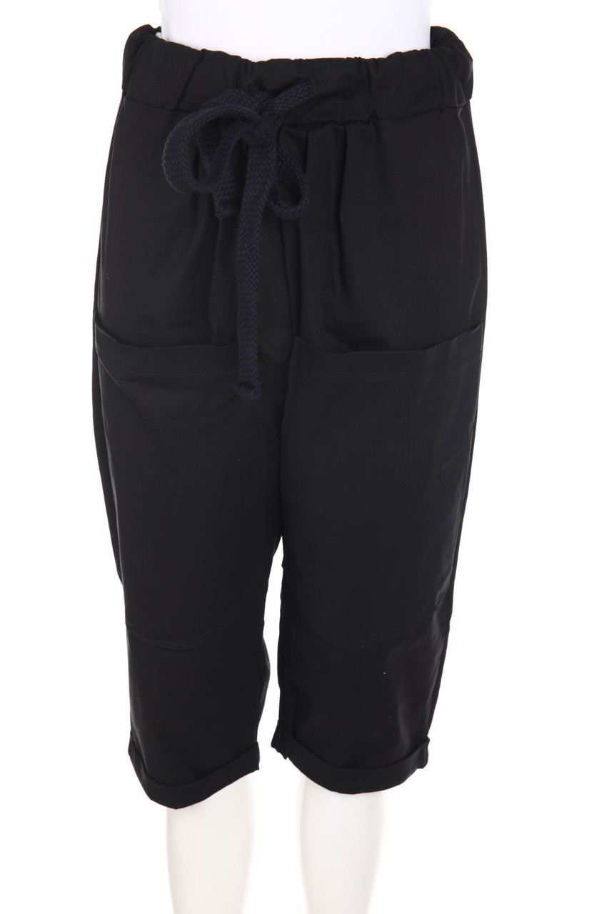 PEOPLEHOUSE - Shorts with Patch Pockets - S