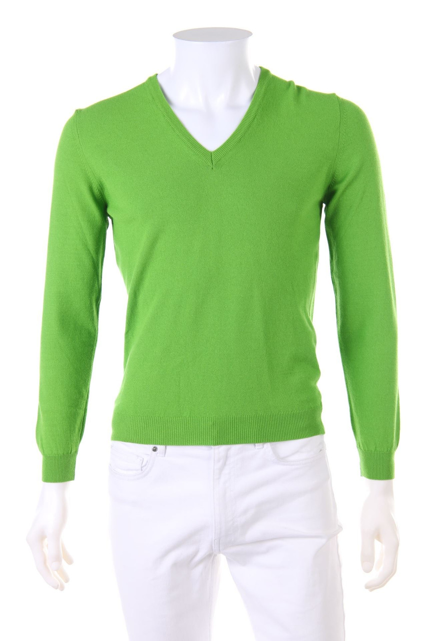 DANIELE ALESSANDRINI - V-Neck Pullover with Cashmere - M