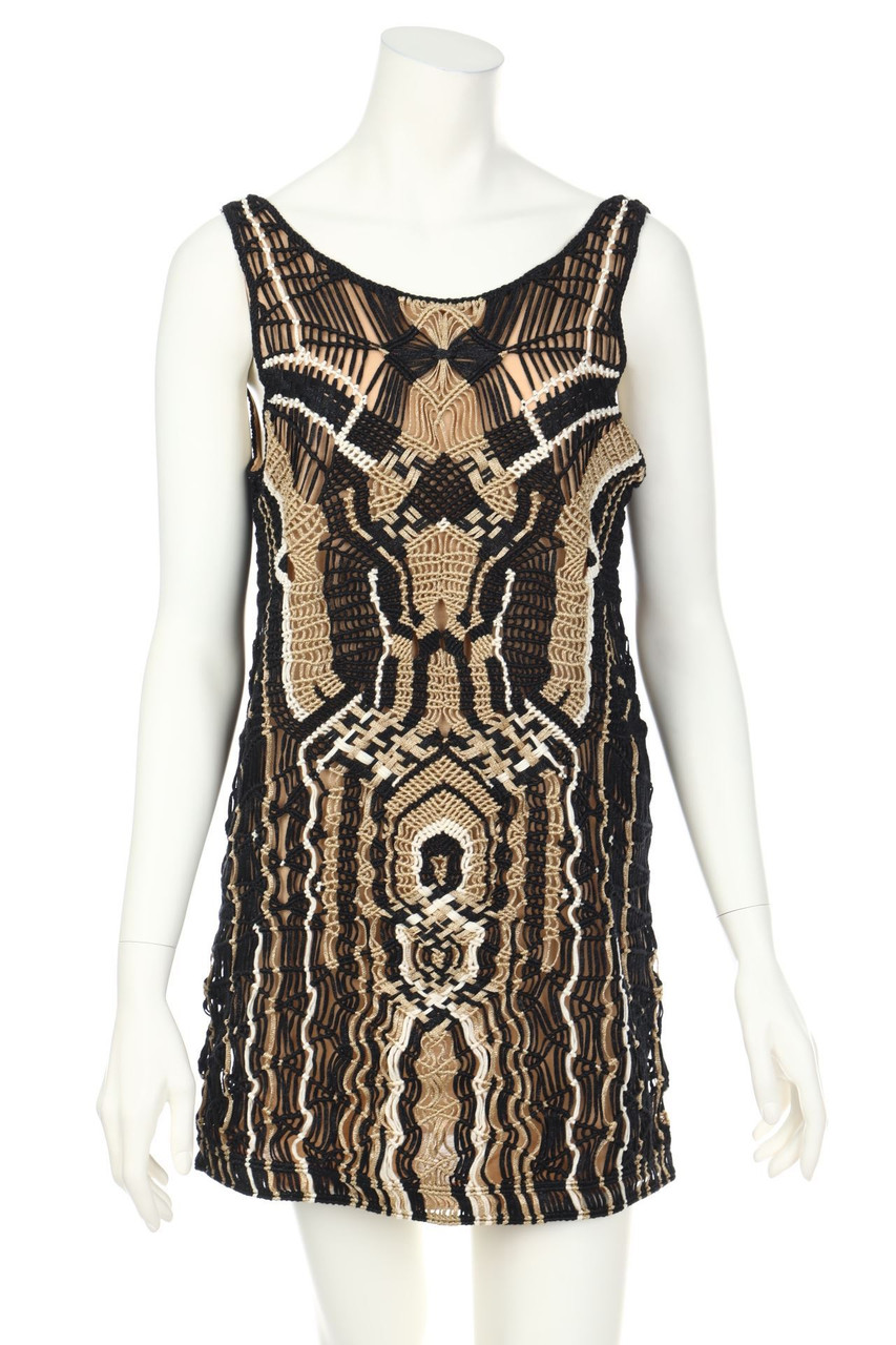 DIANE von FÜRSTENBERG - Party Dress with Metallic Effect - S