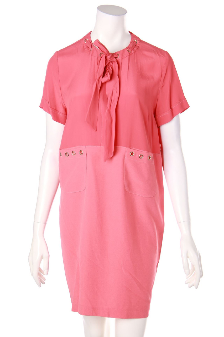 ATOS LOMBARDINI - Kleid mit Seide mit Schnürung - D 36