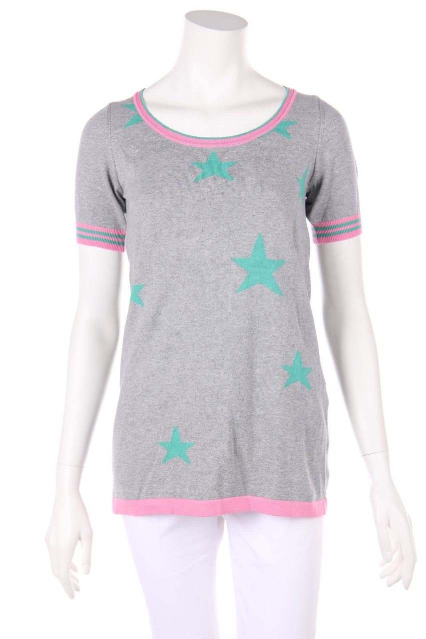 DIMORA - Muster-Strick-Pullover - S