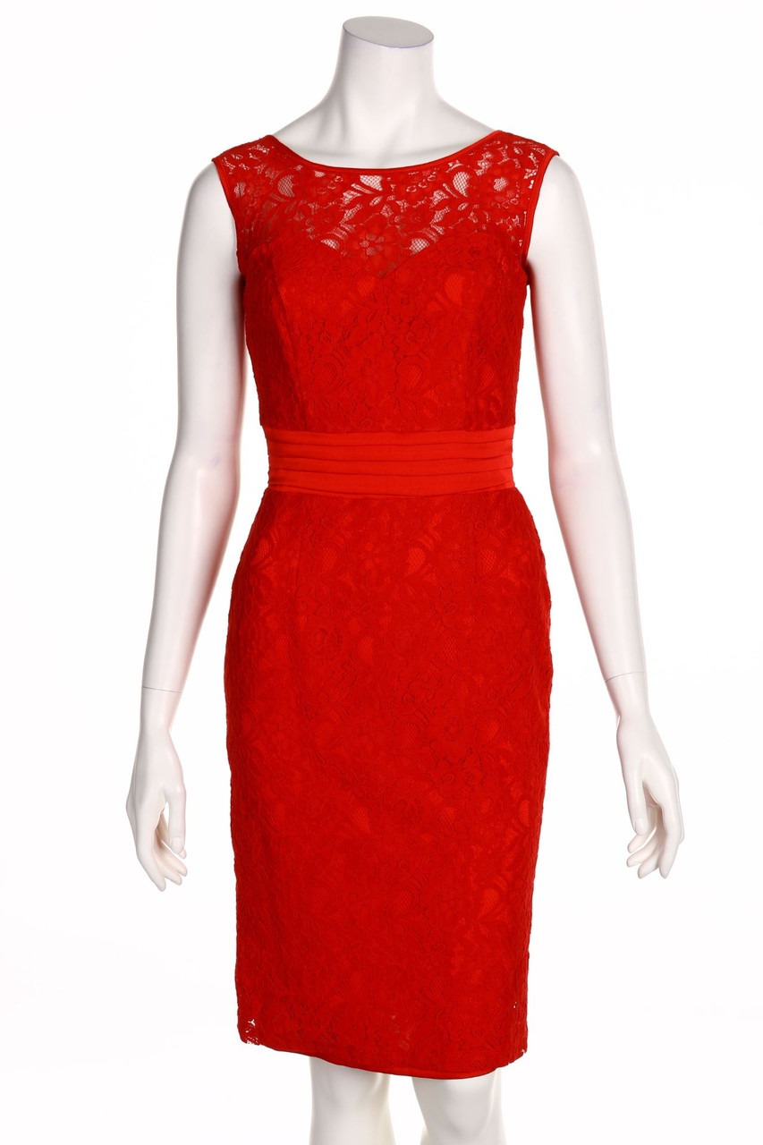 M BY MAIOCCI - Lace-Lace Dress with Slit - S