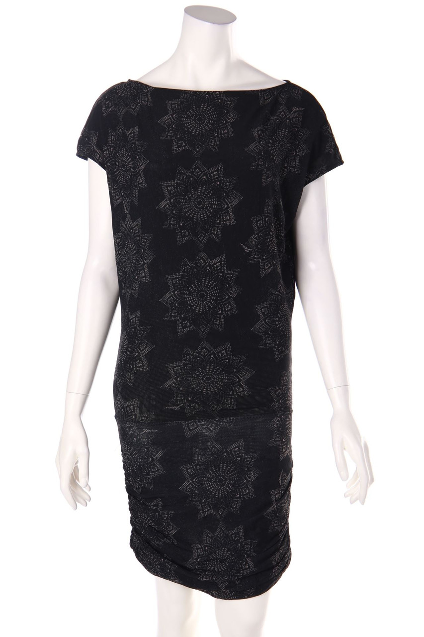 FISICO - dress with Print with Ruffles - S