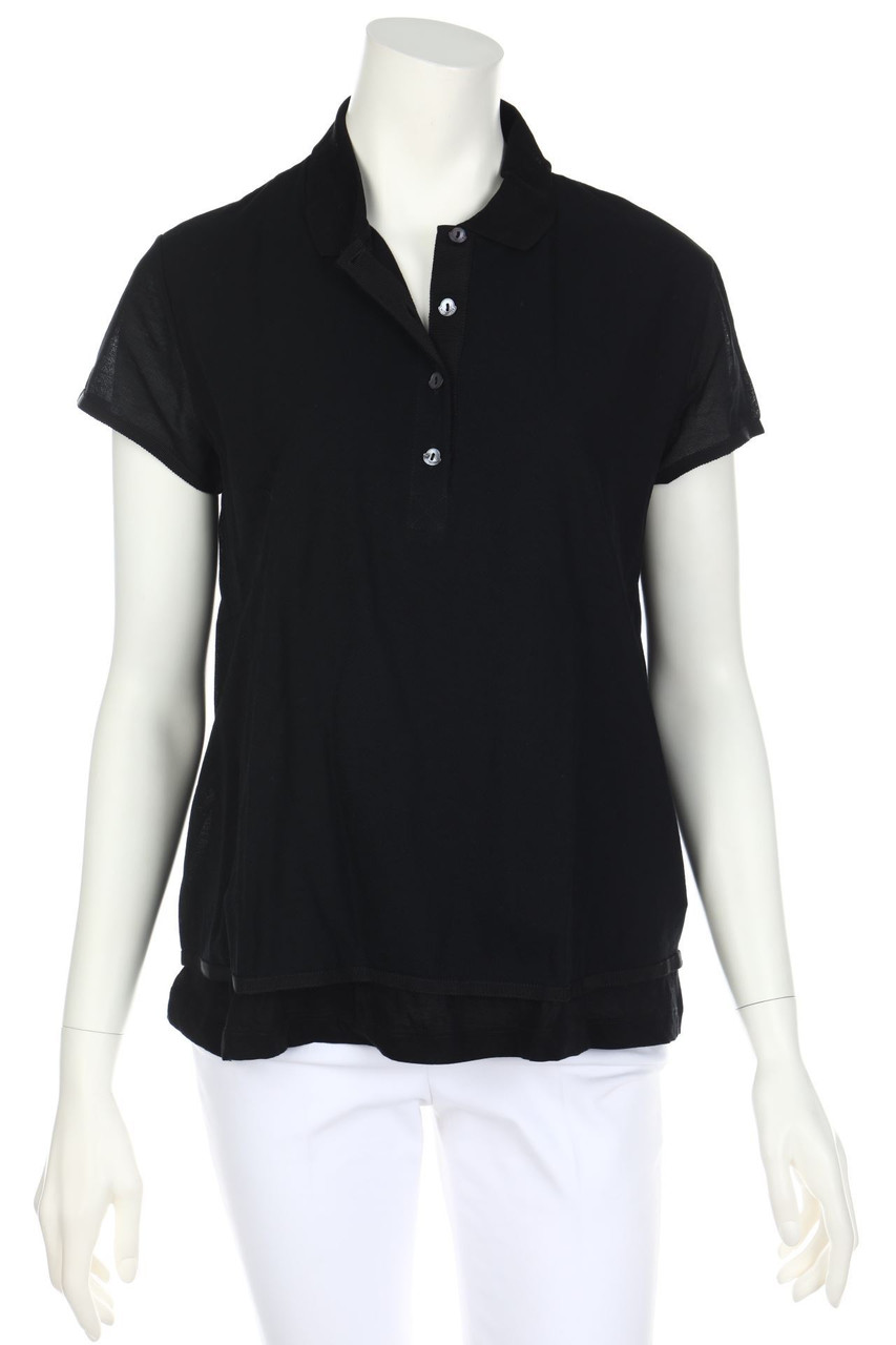 Moncler - polo shirt, Layer Look with Logo Buttons - L