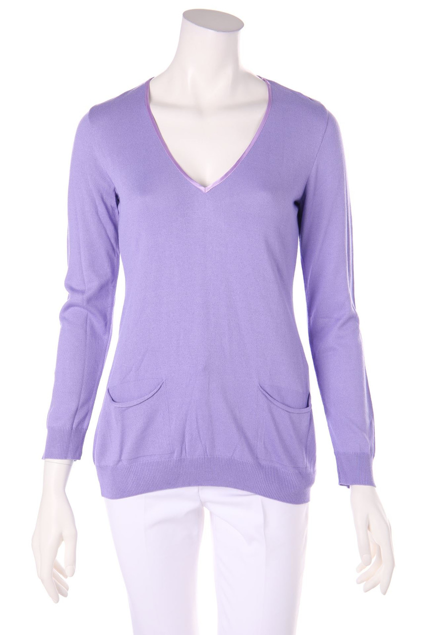 MOSCHINO CHEAP AND CHIC - Strick-Pullover aus Viskose mit aufgesetzten Taschen - D 38