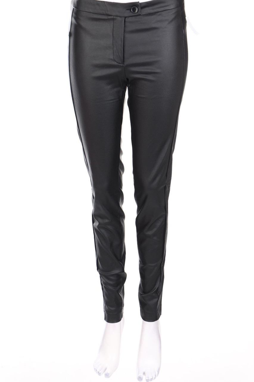 EKLE - Faux Leather-Leggings - D 38