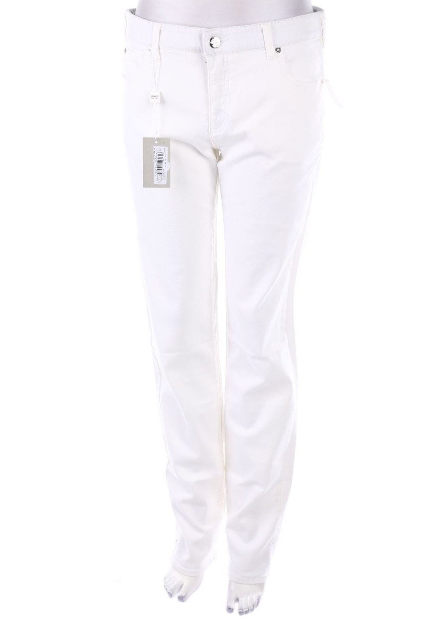 ARMANI COLLEZIONI - Straight Cut Jeans mit Logo-Patch - W28