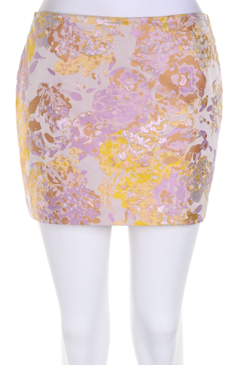 Chlotilde - Skirt, Jacquard with floral print - D 38