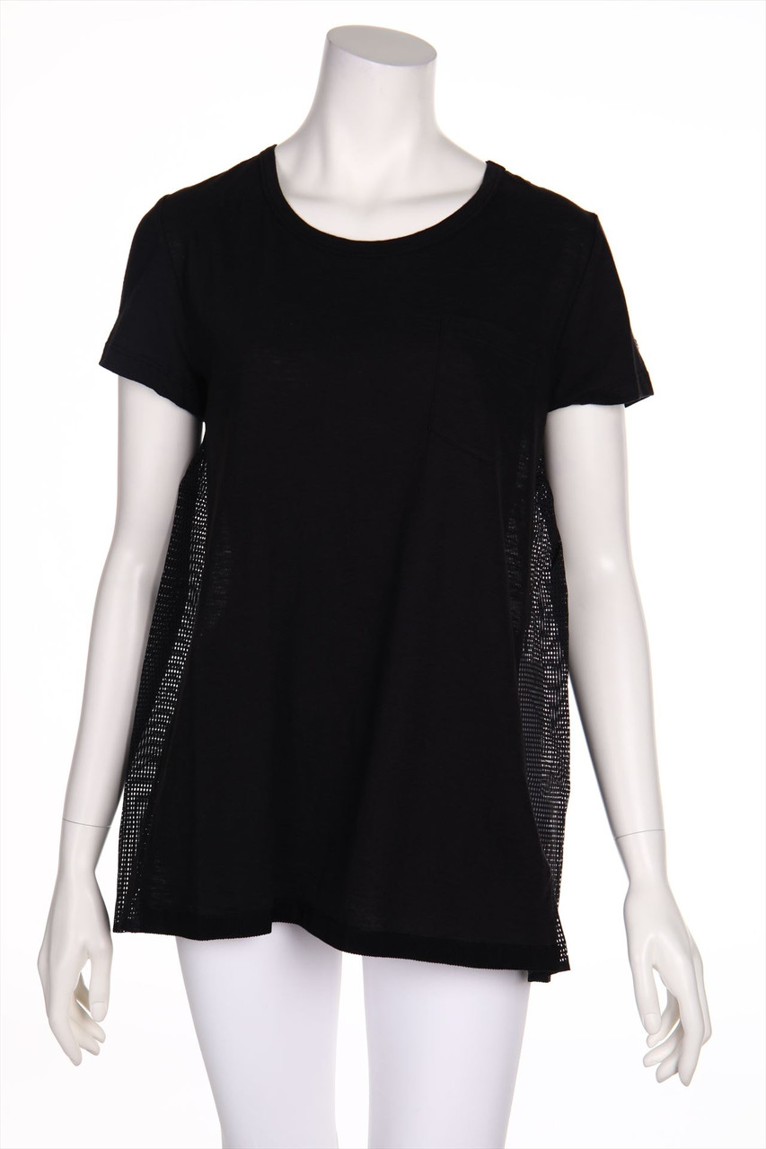 Moncler - Shortsleeve-Shirt with Mesh Insert - L