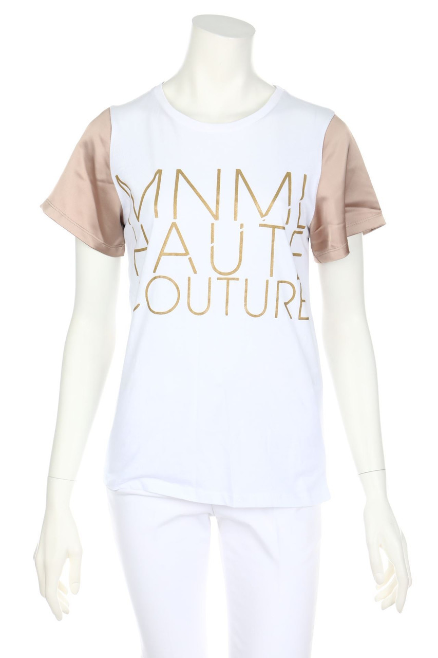 MNML COUTURE - Shortsleeve-Shirt with Logo-Print - S