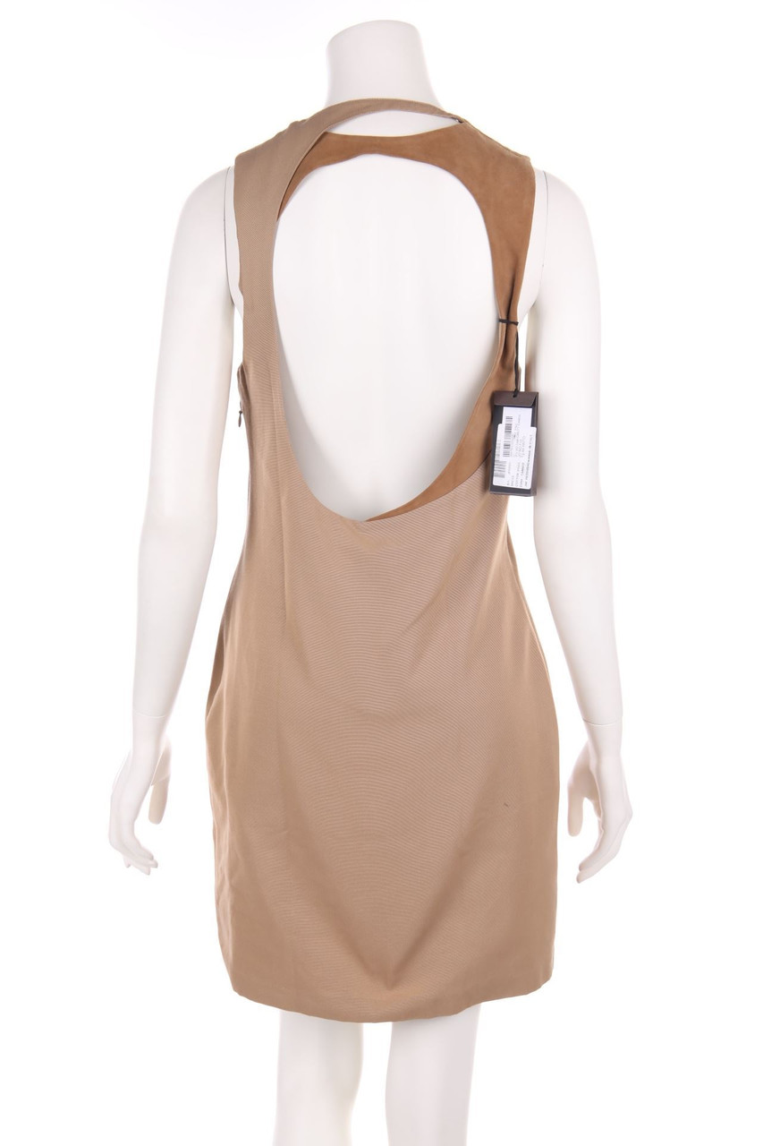JO NO FUI - dress with Leather Details - D 38