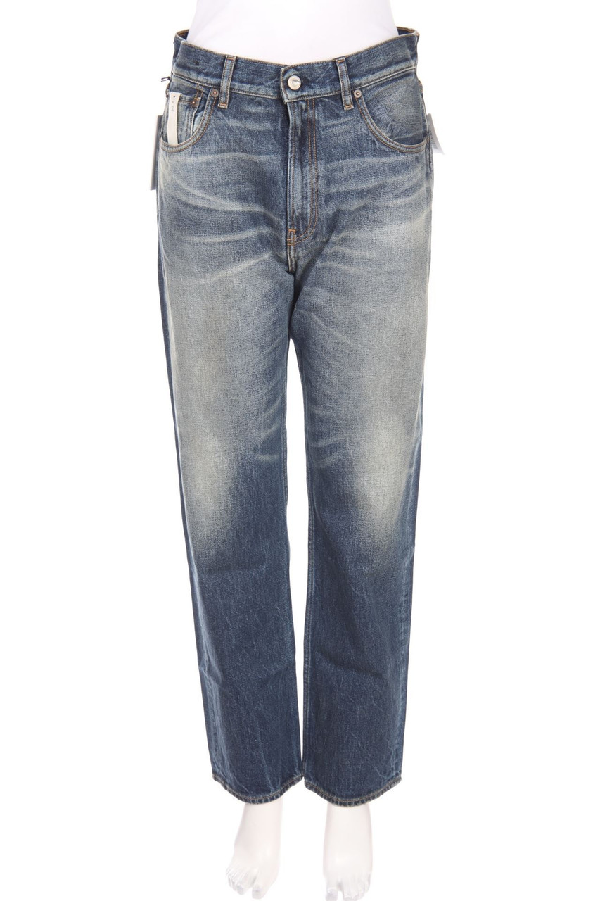 COVERT - Used Look Straight Cut Jeans mit Logo-Applikation - W26