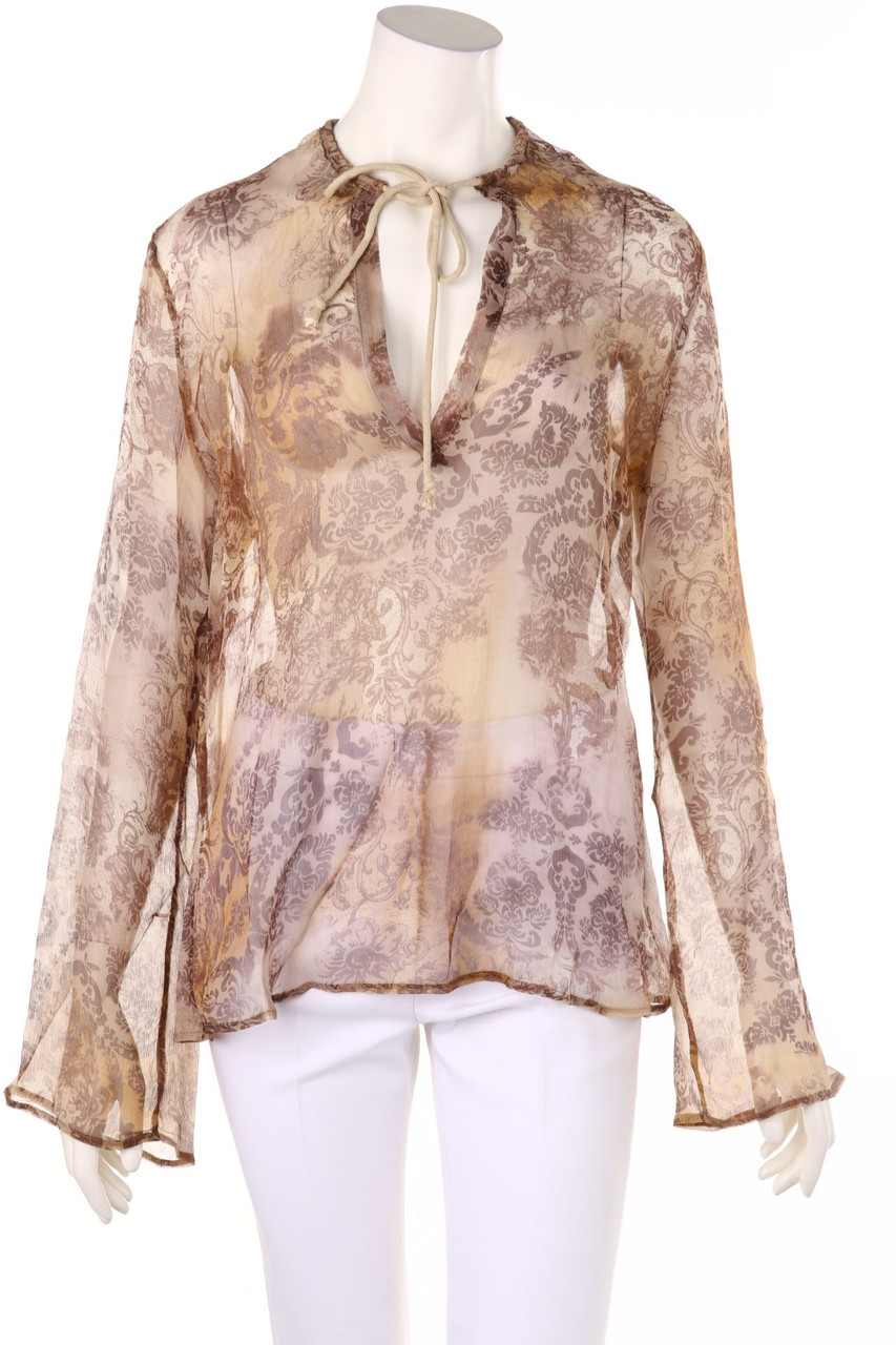 luk´s BY LUCA PECORARI - Chiffon-Blouse with Print - XL