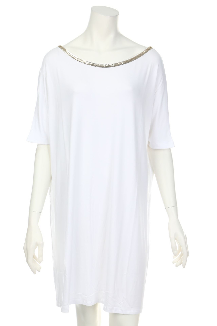 Les Copains BEACHWEAR - Strand-Kleid aus Jersey mit Pailletten - L