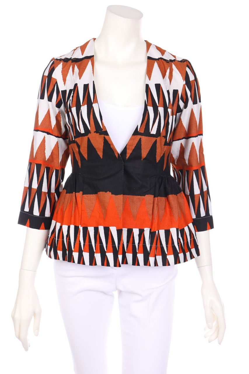 KISUA AFRICA - Muster-Jacke mit Schößchen - D 32