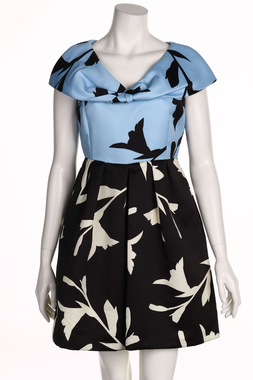 1-ONE - Cocktail Dress with Flower Print - D 38